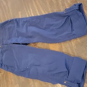 Women's Blue Cropped Pants